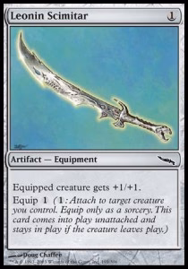 Leonin Scimitar – Mirrodin (Common) [MRD-193]