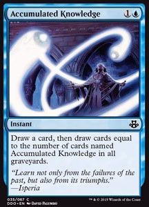 Accumulated Knowledge – Duel Decks: Elspeth vs. Kiora (Common) [DDO-35]
